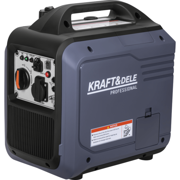 Inverterinis benzininis elektros generatorius KRAFT&DELE KD3237 3 kW | 230V | Twin Tech 1