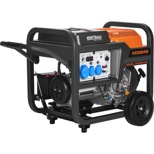 Dyzelinis elektros generatorius KRAFT&DELE KD3249 9 kW | 230V