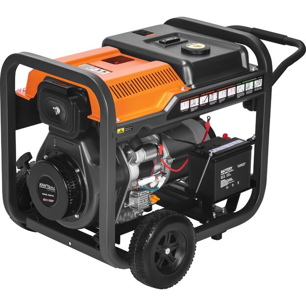 Dyzelinis elektros generatorius KRAFT&DELE KD3249 9 kW | 230V 4