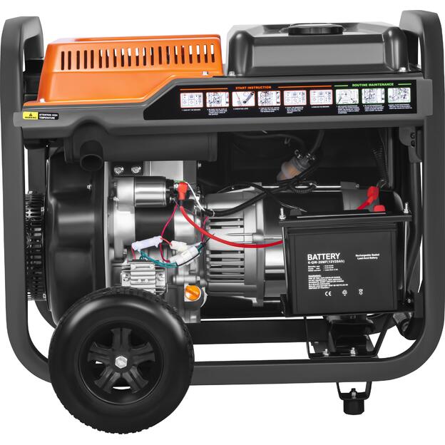 Dyzelinis elektros generatorius KRAFT&DELE KD3249 9 kW | 230V 3