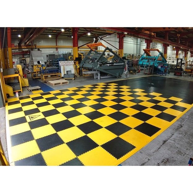 Modulinių surenkamų grindų danga PVC 500x500x7m