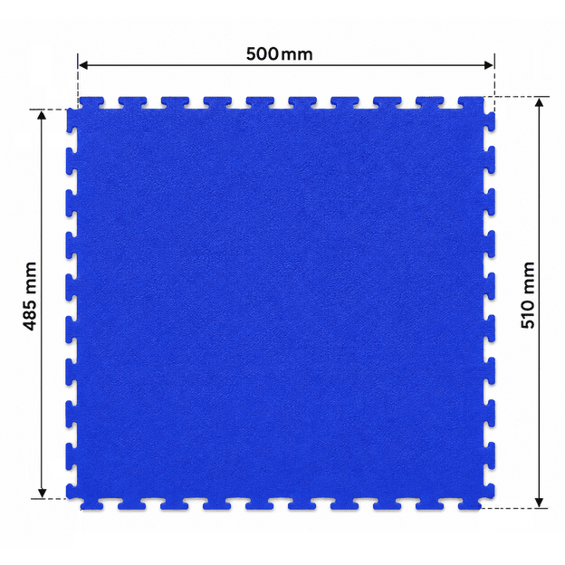 Modulinių surenkamų grindų danga PVC 500x500x7m