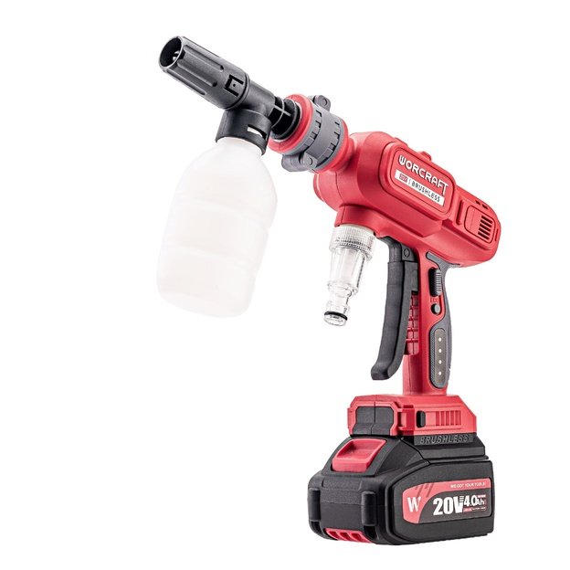 Li-ion Cordless high pressure cleaner WORCRAFT 20V (without battery and charger)