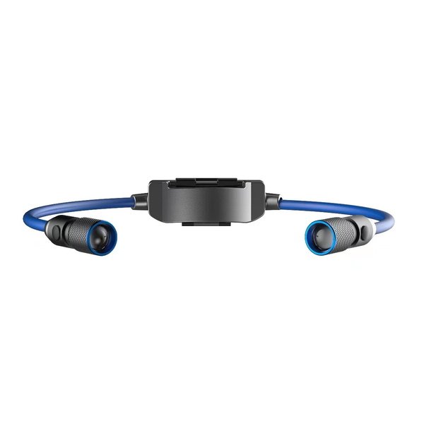 Prožektorius darbui SMD (5W)(ant kaklo) (įkraunamas)
