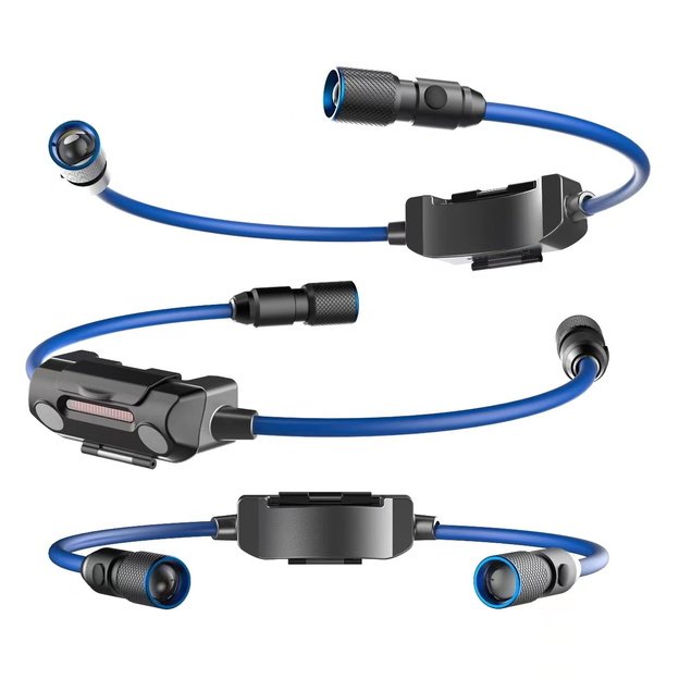 Prožektorius darbui SMD (5W)(ant kaklo) (įkraunamas)