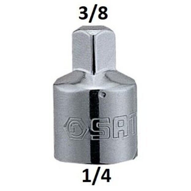 Adapteris 1/4 (F) - 3/8 (M)