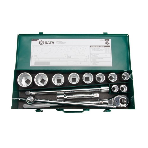 3/4  Dr. Socket set 15pcs (SAE) 2