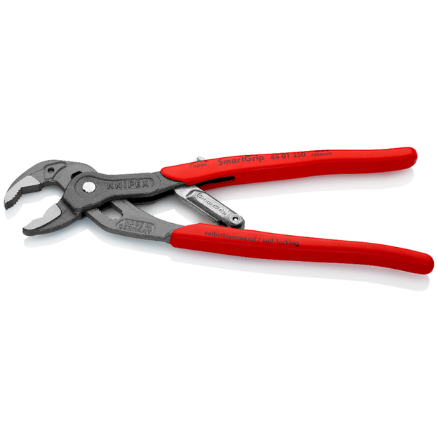 Santechninės replės 250mm KNIPEX su SmartGrip fiksavimu