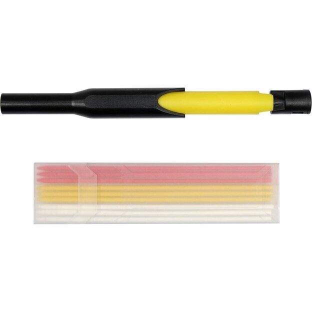 Pieštukas automatinis gilioms erdvėms 6x40mm (4 spalvos)