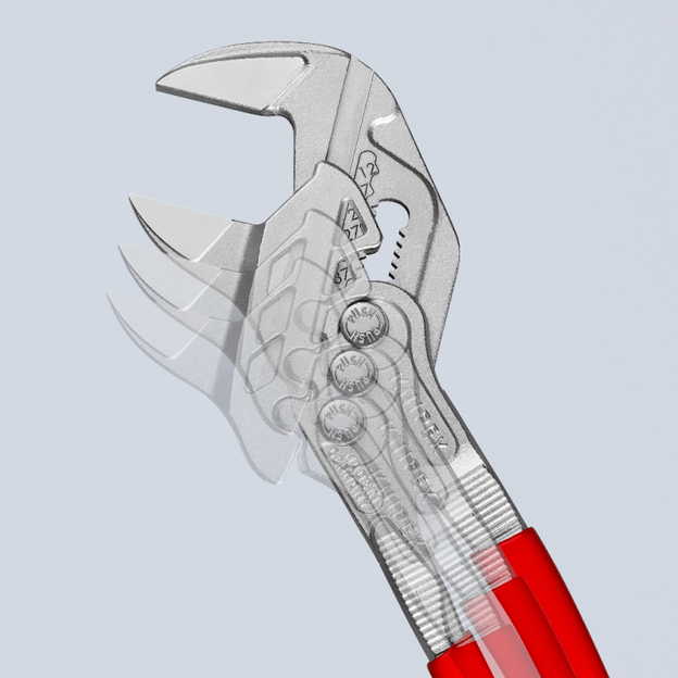 Santechninės replės-raktas KNIPEX su fiksavimu