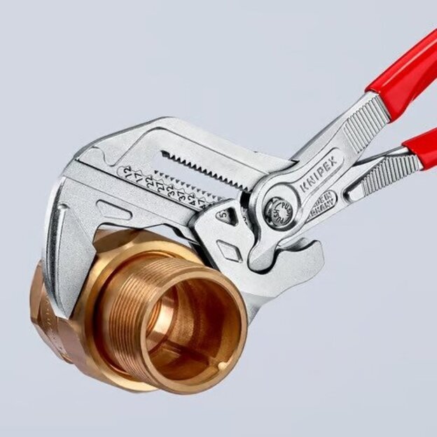 Santechninės replės-raktas KNIPEX su fiksavimu