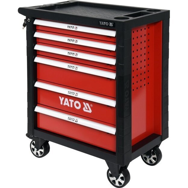 YATO YT-55300 Profesionali įrankių spintelė  177 įrankiai 6 stalčiai