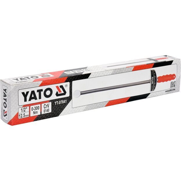 YATO YT-07641 Dinamometrinis raktas  švytuoklinis  1/2", 0-300 Nm