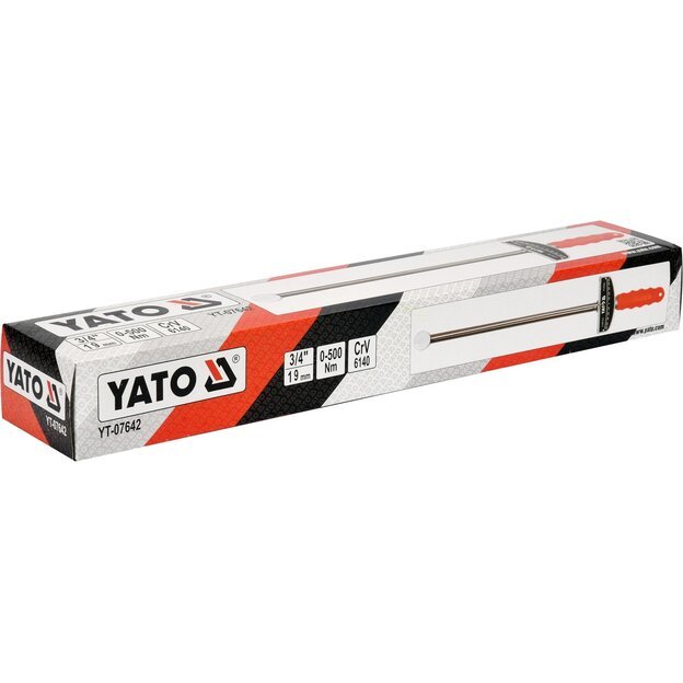 YATO YT-07642 Dinamometrinis raktas švytuoklinis  3/4", 0-500 Nm
