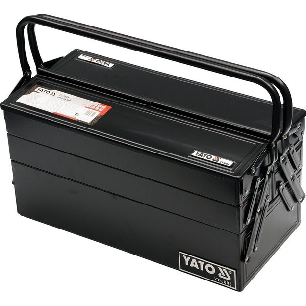 YATO YT-3895 Įrankių rinkinys su metaline dėže  63 vnt.