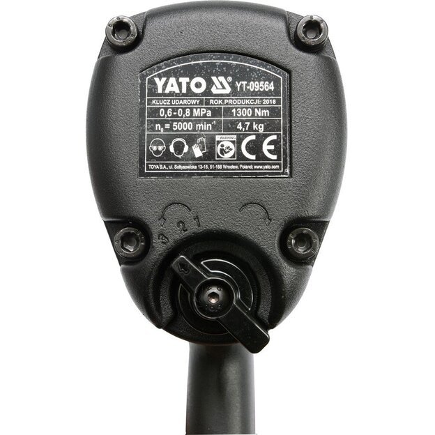 YATO YT-09564 Pneumatinis smūginis veržliasukis 3/4" YATO 1300 Nm