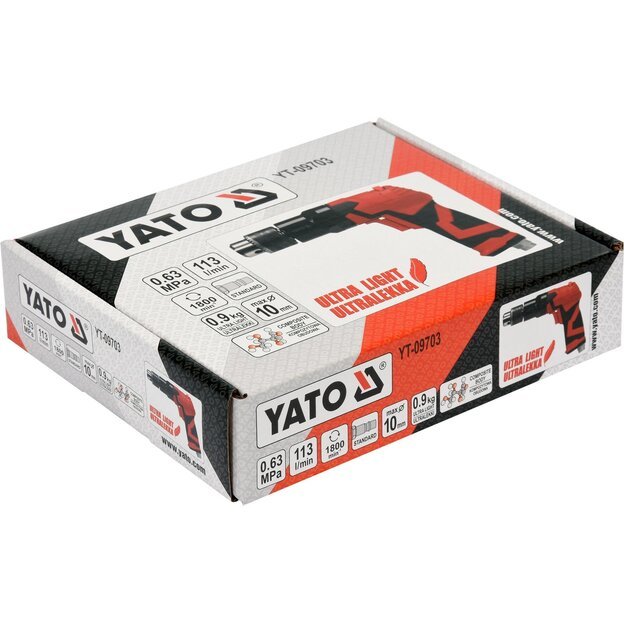 YATO YT-09703 Pneumatinis gręžtuvas 3/8'' 113 l/min