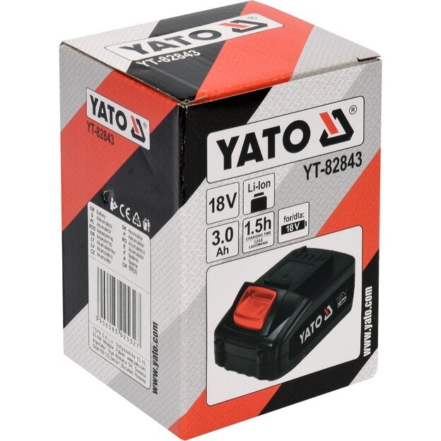 YATO YT-82843 Akumuliatorius 18V/3.0AH