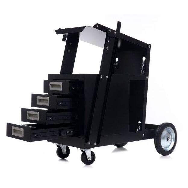 Kraftdele KD374 Suvirinimo įrangos vežimėlis su stalčiais