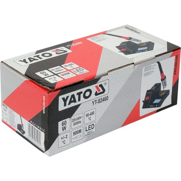 YATO YT-82460 Litavimo stotelė su skaitmeniniu LED ekranu 60 W