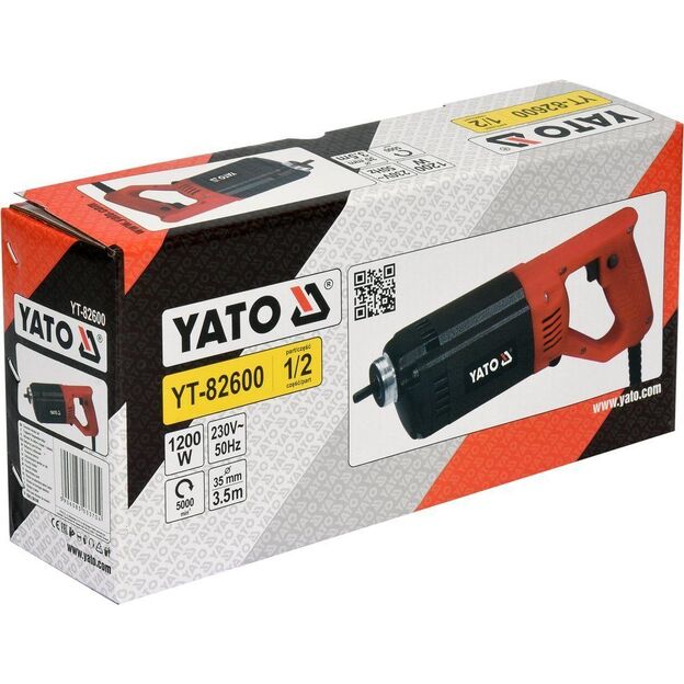 YATO YT-82600 Betono vibratorius žarna 3 m / 35 mm 1200W