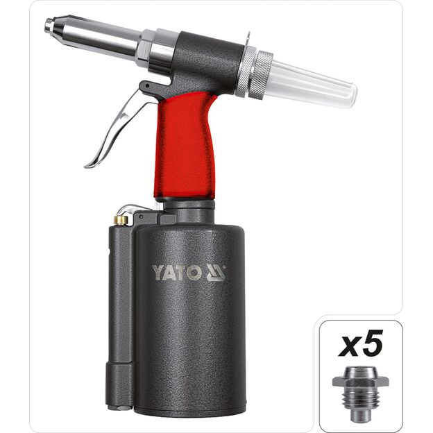 YATO YT-3618 Pneumatinis kniediklis 3,2-6,4 mm