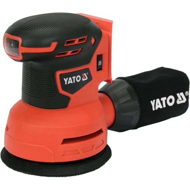 YATO YT-82753 Akumuliatorinis ekscentrinis šlifuoklis 125 mm 18V