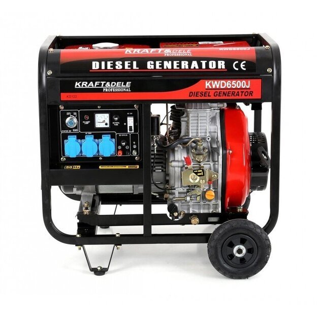 Kraftdele KD122 Dyzelinis elektros generatorius 230V 6000W