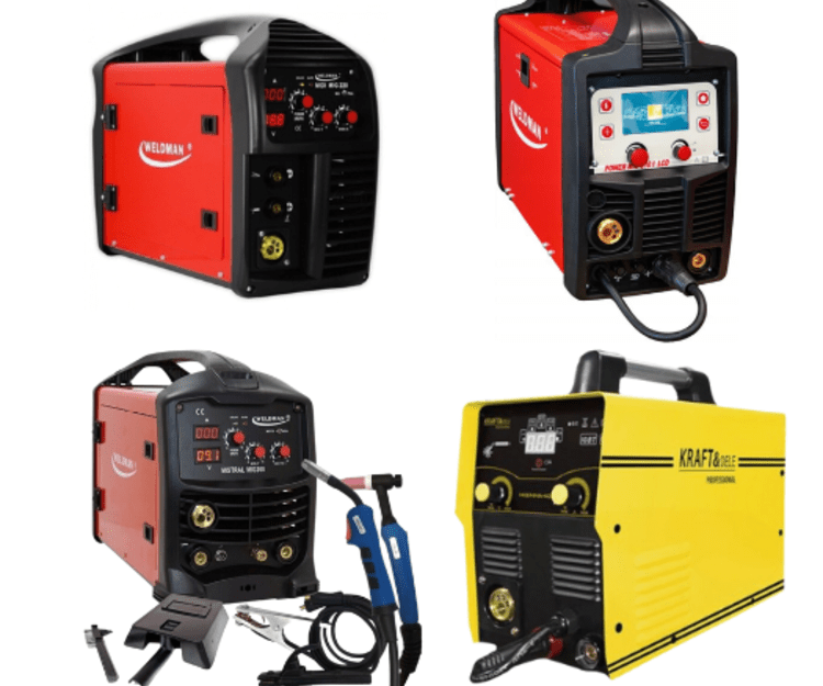 Vienfaziai suvirinimo aparatai - pusautomačiai MIG/MAG - gera kaina | 2
