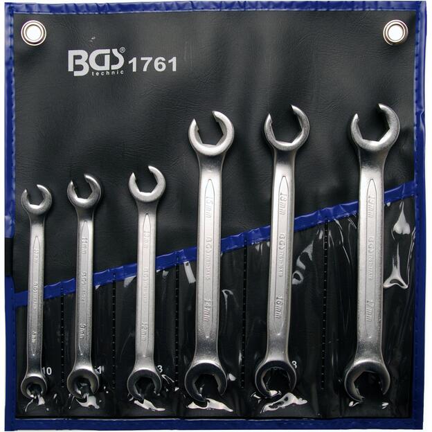 BGS 1761 Raktų rinkinys stabdžių šlangelėms 8x10 - 17x19 mm  6 vnt.