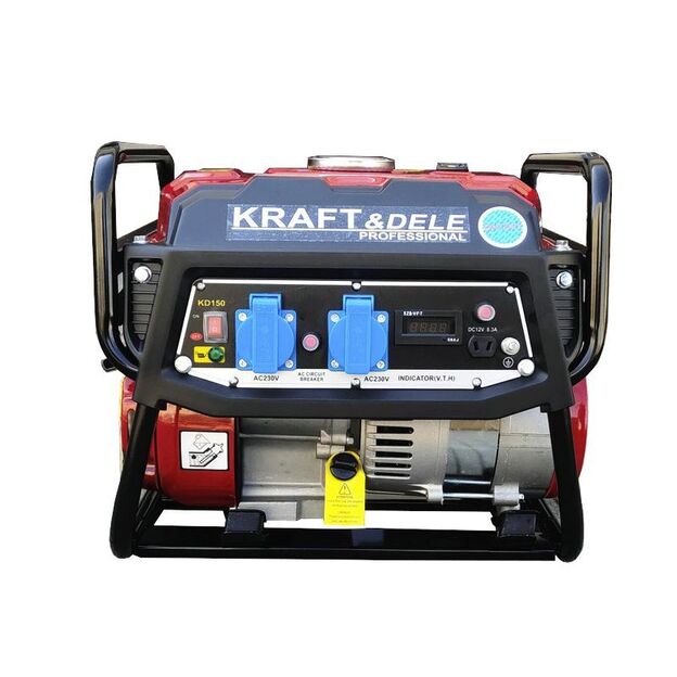 Kraftdele KD150 Generatorius 1500W 12V/230V LCD