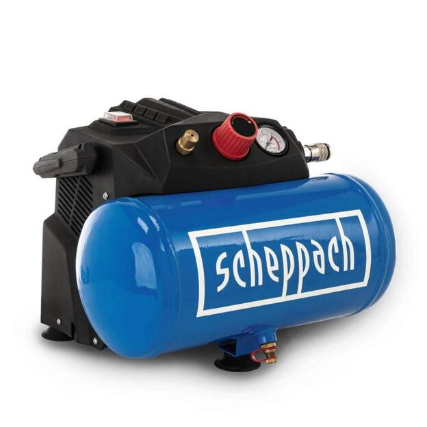Scheppach HC06 Betepalinis oro kompresorius 6L, 230V