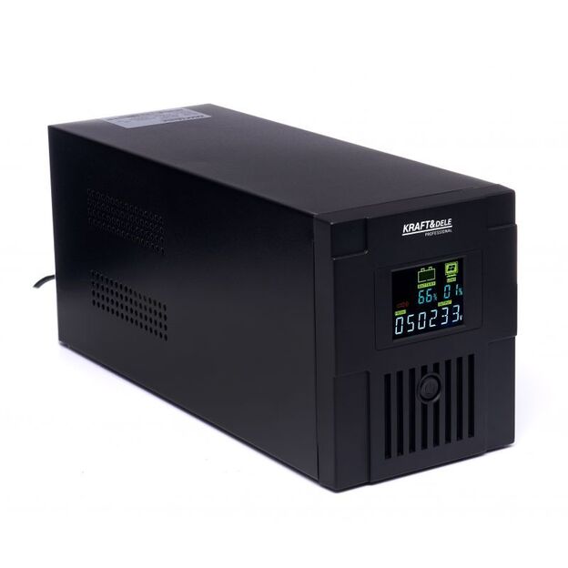 Kraftdele KD1929 NEPERTRAUKIAMO MAITINIMO ŠALTINIS UPS 1500VA LCD