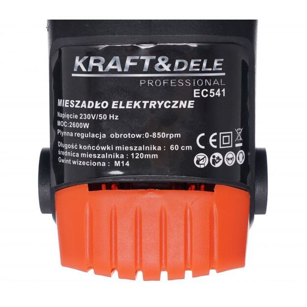 Kraftdele EC541 Elektrinė maišyklė 2600W